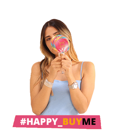 BUYMEBUYME giphyupload happy birthday candy buyme Sticker