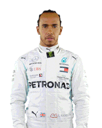 Surprised Lewis Hamilton Sticker by Mercedes-AMG Petronas Motorsport