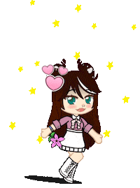 Heart Girl Sticker