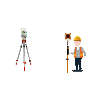 Topografia Ruide Sticker by Pavani Soluções