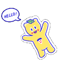 Cutie Hello Sticker by cheesegang