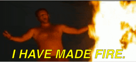 fire winter GIF
