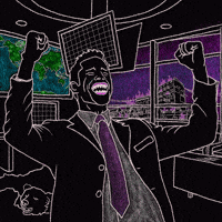 Business Man Glitch GIF by Mental Barf