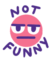 Not Funny Love Sticker by Eledraws (Eleonore Bem)