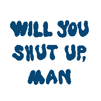 Lindsaykdoodles talking election shut up biden Sticker