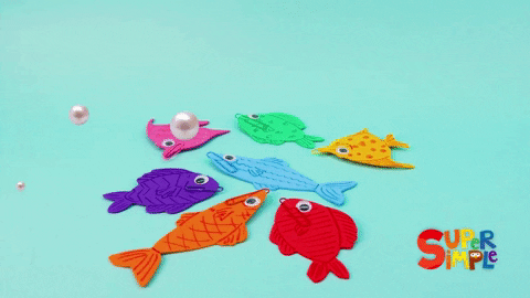 Arts And Crafts Fish GIF by Super Simple