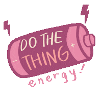 Productivity Do The Thing Sticker by Mind of Mica