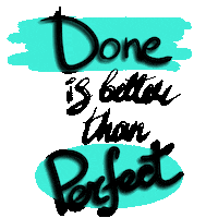 mskatherinekim work perfect done inspire Sticker