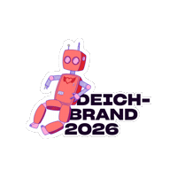 Robot Sticker by DEICHBRAND Festival