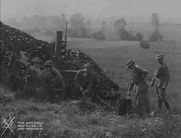 NationalWWIMuseum black and white boom explosion military GIF