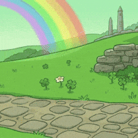 Rolling St Patricks Day GIF by birb