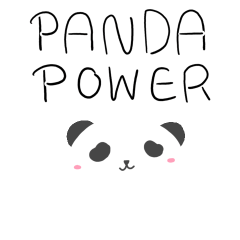 fablesden giphyupload kawaii panda cute doodle Sticker