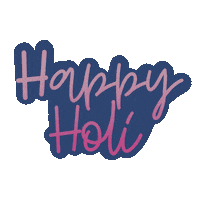 Happy Holi Sticker