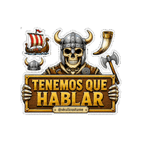 Skull Hablar Sticker