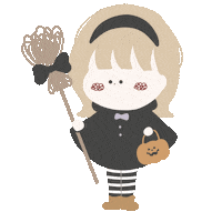 Halloween ガール Sticker