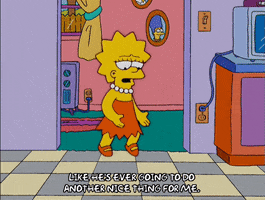 sad lisa simpson GIF