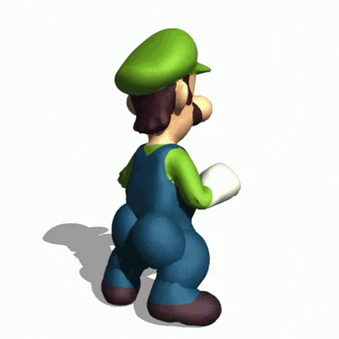 ameenasiddiqui nintendo booty butt mario GIF