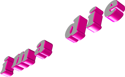 pink die Sticker by AnimatedText
