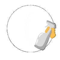 Tap Cleaning Sticker