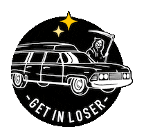 dillustrations get in loser Sticker