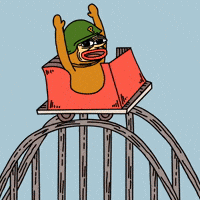 Roller Coaster Crypto GIF by Ponke