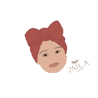 milas__essentials smile baby bow aw Sticker
