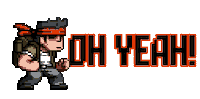 Happy Oh Yeah Sticker by Tribute Games