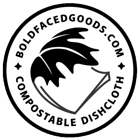 Cleaning Compostable Sticker by Boldfaced Goods