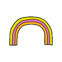 Rainbow Lemon Sticker by Maeve Chocolate