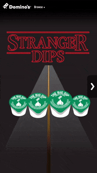 stranger things domino's GIF by Domino’s UK and ROI