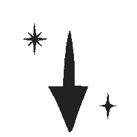 Sparkle Arrows Sticker by Niki Cozmo