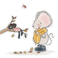 Beer Fall Sticker by Thuis bij Muis