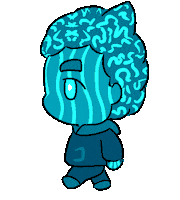 Illustration Walking Sticker