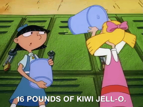 hey arnold nick splat GIF