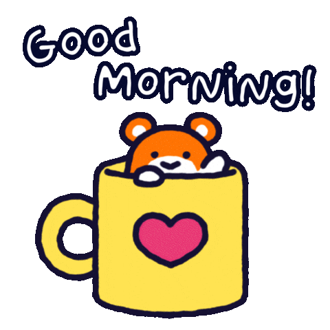 Good Morning Coffee Sticker