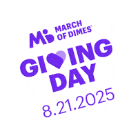 Giving Day Charity Sticker by March of Dimes