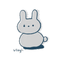 akkin_nge うさぎ Sticker