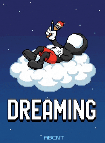 ABCNT giphyupload artist sky mascot GIF