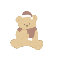 Christmas Bear Sticker