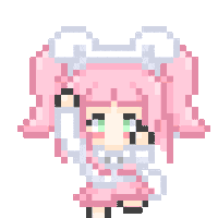 Pixel Bunny Sticker