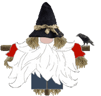 Gnome Scarecrow Sticker