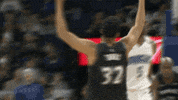 karl-anthony towns running GIF by NBA
