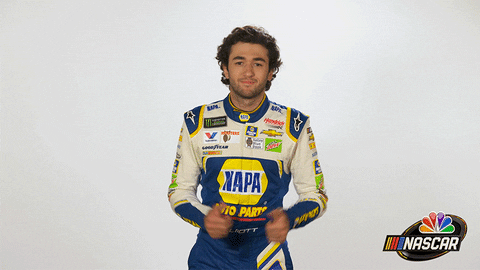 elliott yes GIF by NASCAR on NBC