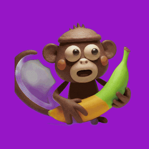 Hungry Banana GIF