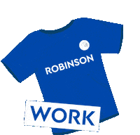 Ready To Work Party Sticker by ROBINSON – Share the moment