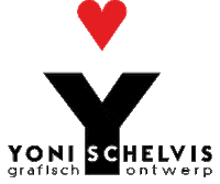 Heart Love Sticker by Yoni Schelvis Grafisch Ontwerp