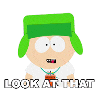 Look At This Kyle Broflovski Sticker by South Park