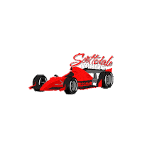 Formula 1 Car Sticker by Scottsdale Nights