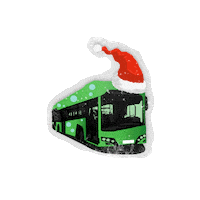 Bergisch Gladbach Bus Sticker by House of Yas