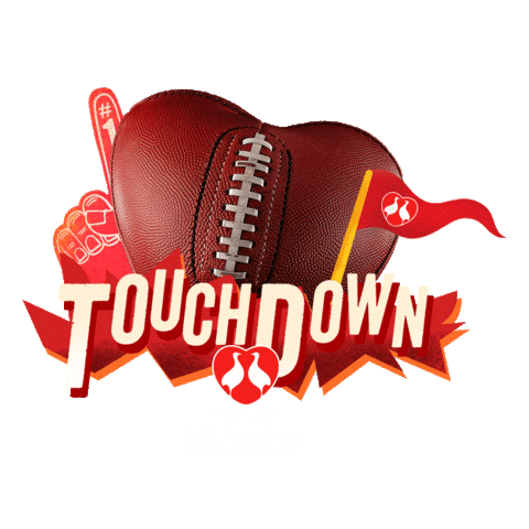 Nfl Touchdown Sticker by Perdigão